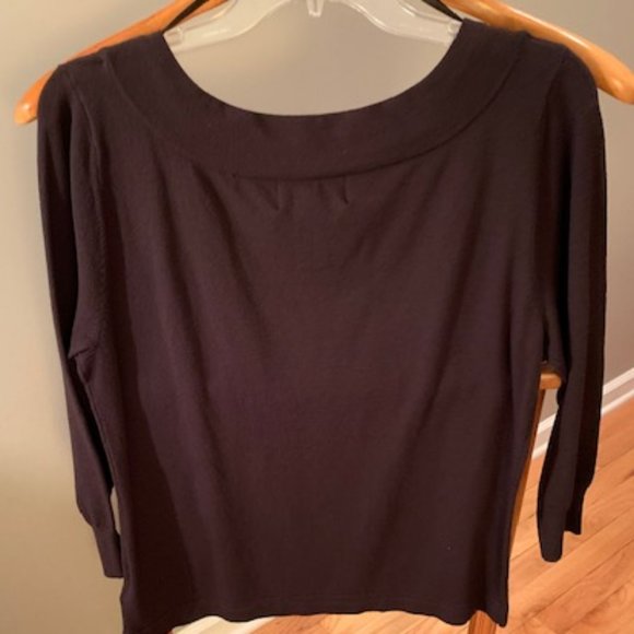 Nine West Separates dark brown sweater NWOT - Picture 5 of 11